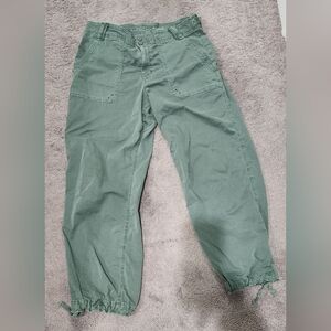 American Eagle Green Cargo Pants Size 10 Short